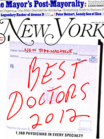 IN THE MEDIA: New York Best Doctors 2012