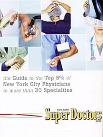 the Guide to the Top 5% New York Physicians in more than 30 Specialties