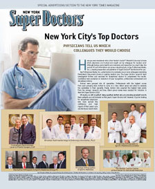 Blog - DR. FORLEY LISTED IN 2014 SUPER DOCTORS GUIDE TO TOP PHYSICIANS Photo Super Doctors New York City's Top Doctors