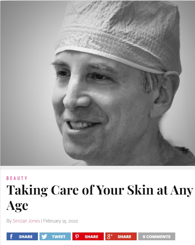 MAGAZINES & PUBLICATIONS: Beauty - Taking Care of Your Skin at Any Age